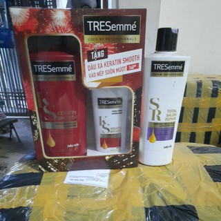 BỘ DẦU GỘI 650G VÀ DẦU XẢ 340G TRESEMME (tặng xả 140g