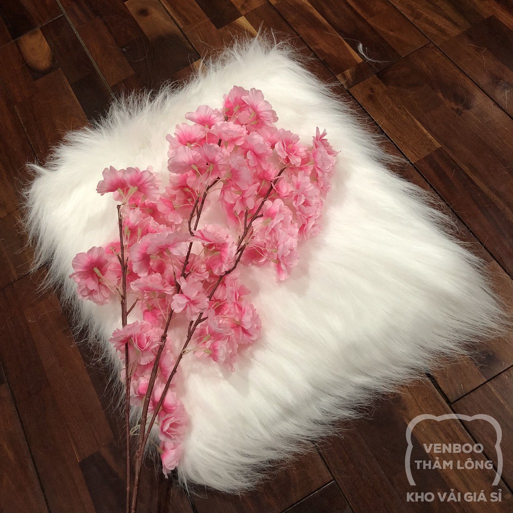 👑 Thảm Lông Trắng Cao Cấp Chuẩn Luxury Trải Sàn Decor Phòng | Màu Hot 2021 | BigBuy360 - bigbuy360.vn