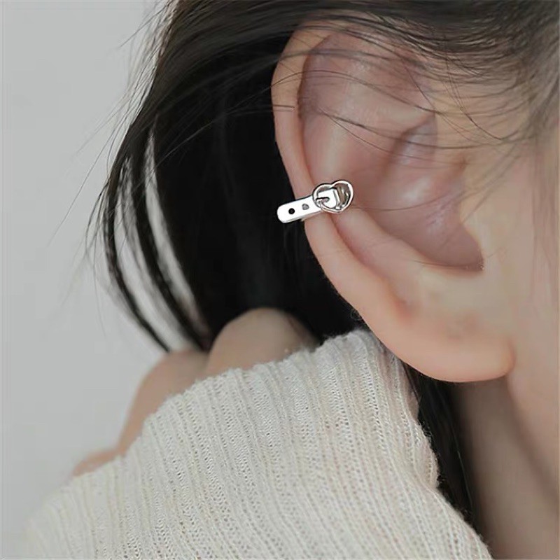 1 CHIẾC bông tai vành Hàn Quốc nhiều mẫu không cần bẫm lỗ tai