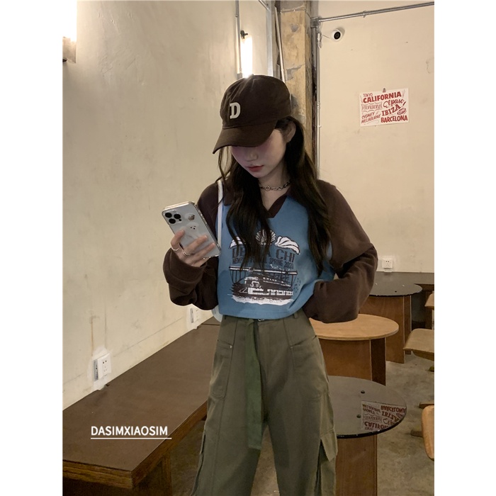 Áo Croptop Tay Ngắn Thêu Họa Tiết Phong Cách Hàn Quốc Thời Trang Cho Nữ