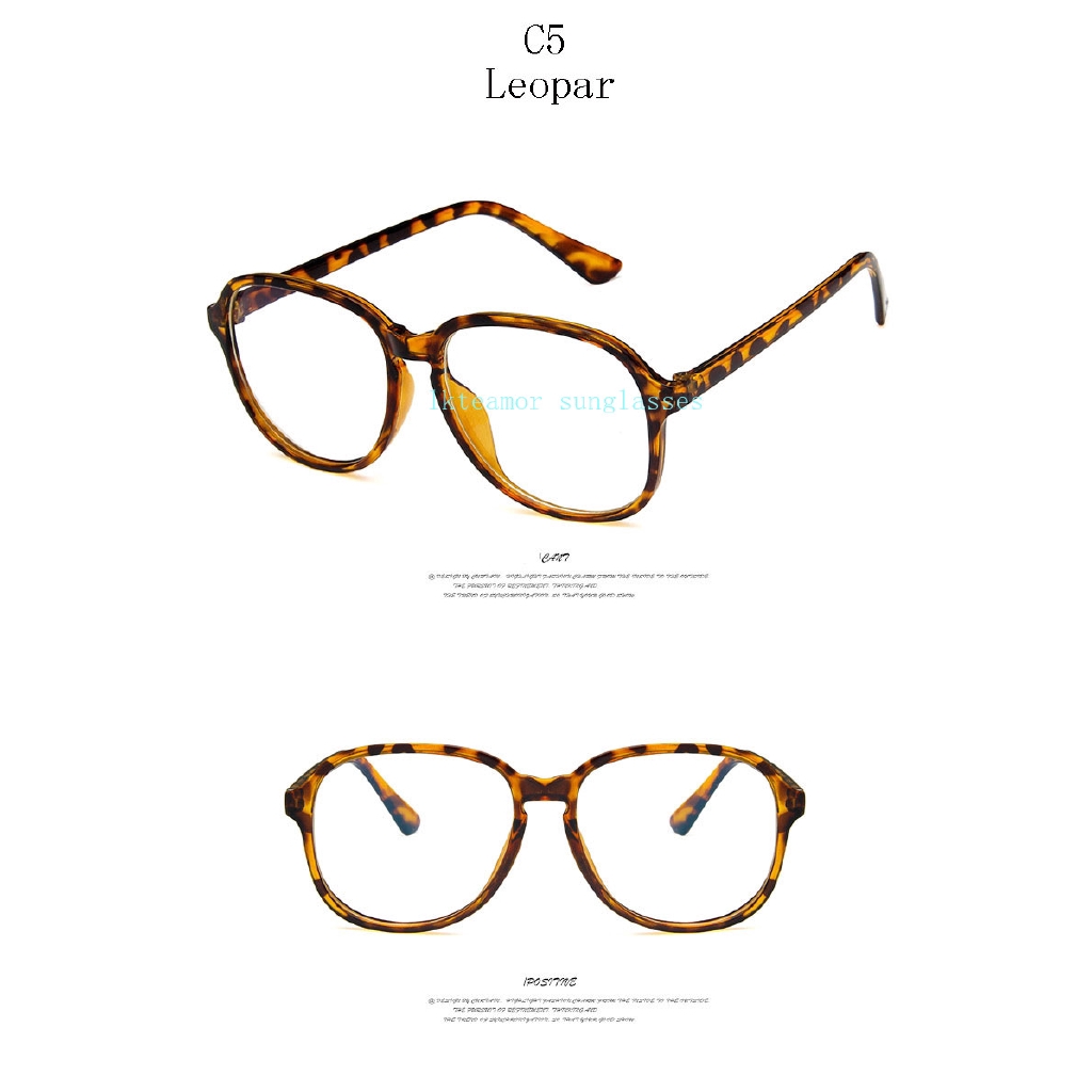 Mắt kính gọng trong suốt phong cách retro hợp thời trang cho nữ