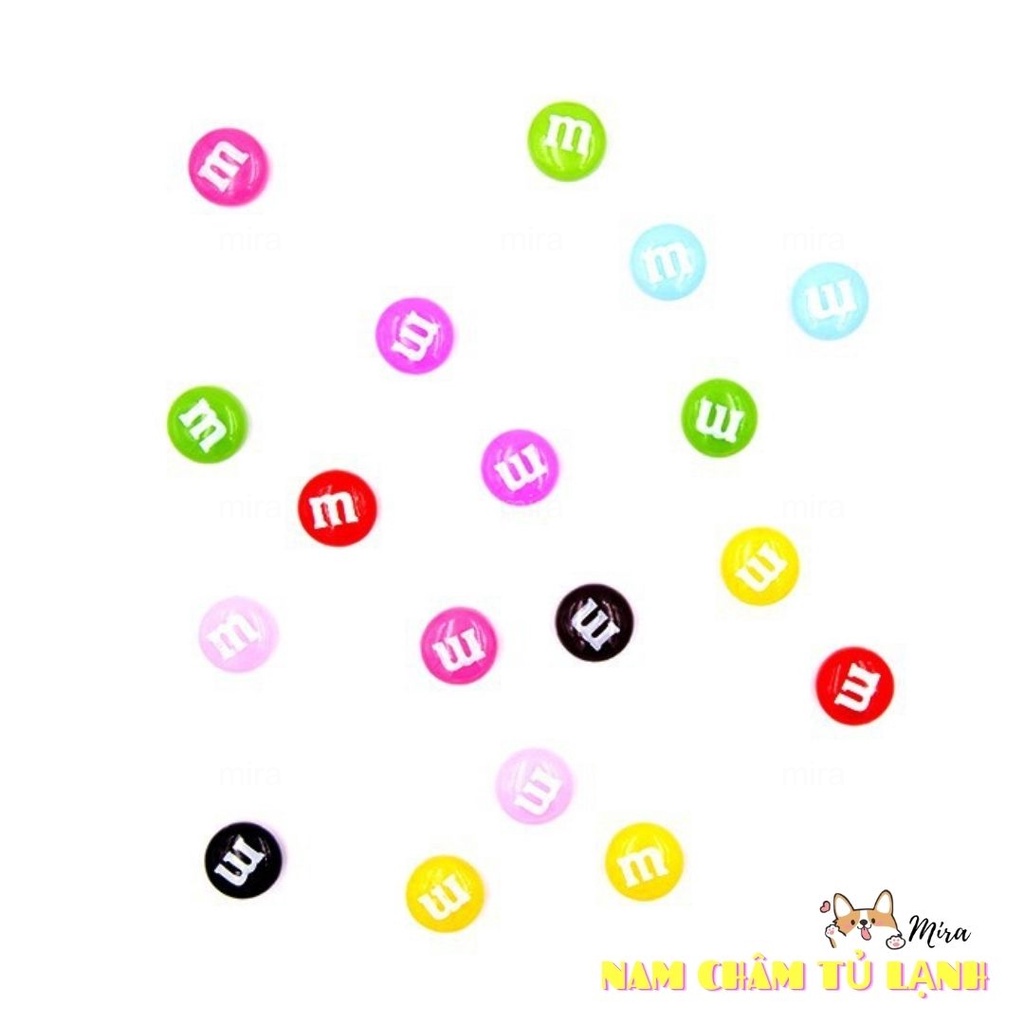 Nam Châm Tủ Lạnh 3D Thông Điệp Chữ M Trang Trí Bàn Học, Bàn Làm Việc, Đính Note MIRA-3D68005