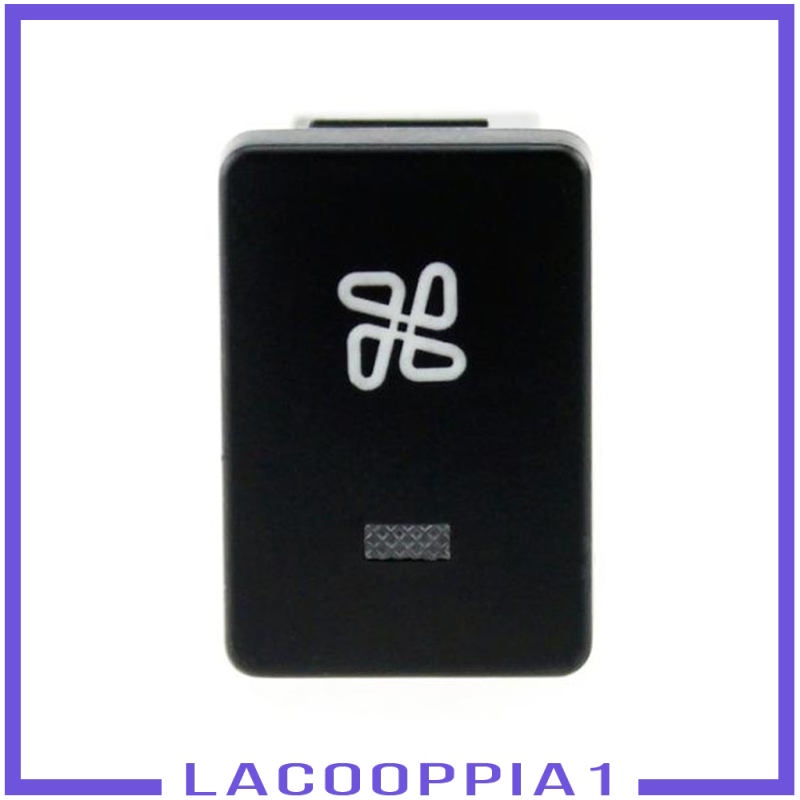 [Lacooppia1] Công Tắc Nút Nhấn 4 Cực Đèn LED Xanh Dương Với Họa Tiết Quạt Cho Toyota Camry