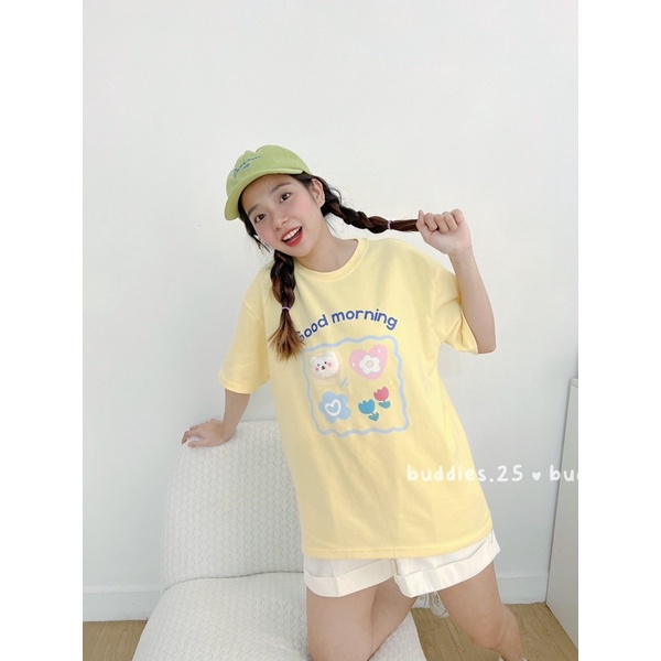 ATTK1014-Áo thun thêu chú gấu