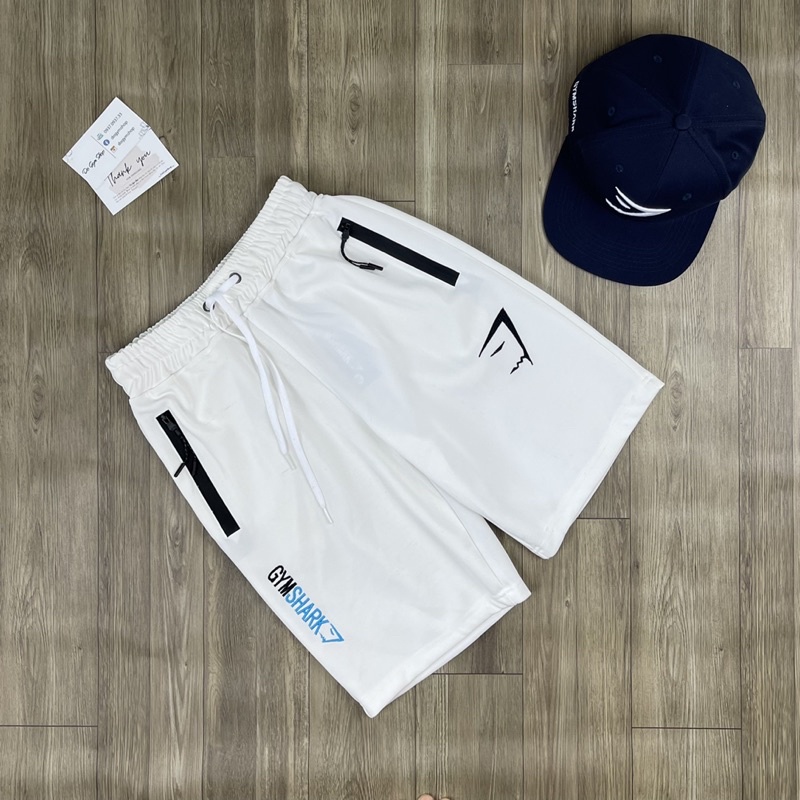 Quần đùi nam thể thao DO GYM SHOP logo thêu thun poly co giãn 4 chiều thoáng mát