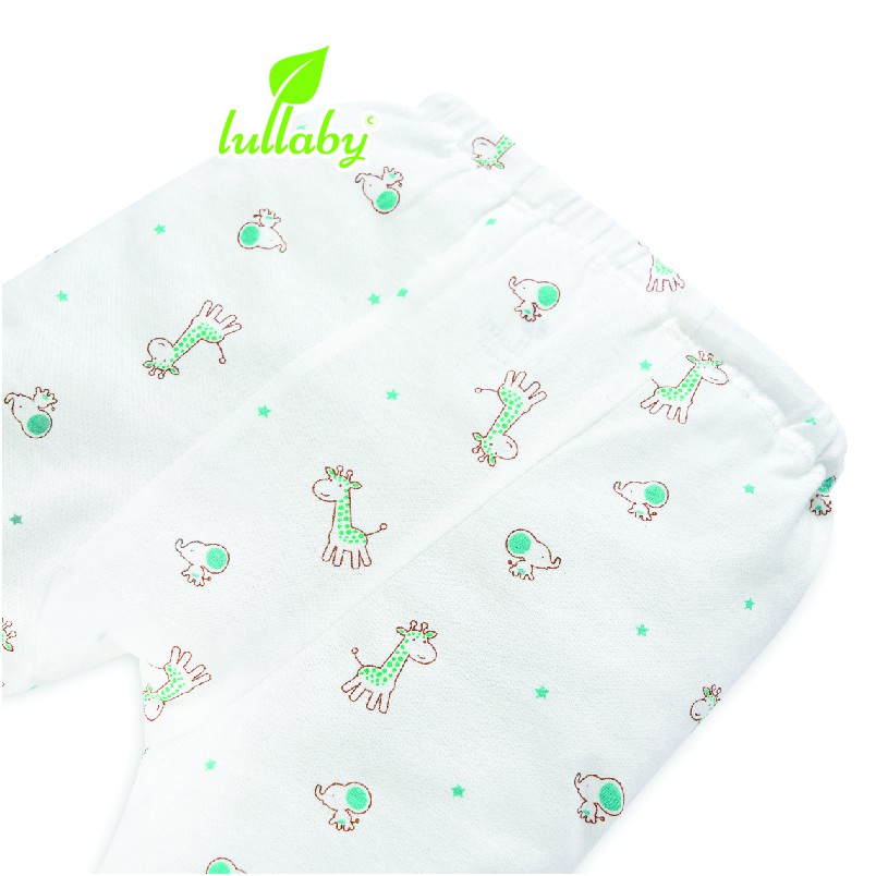 Lullaby - Bộ quần áo cài giữa tay dài sơ sinh NH605606P