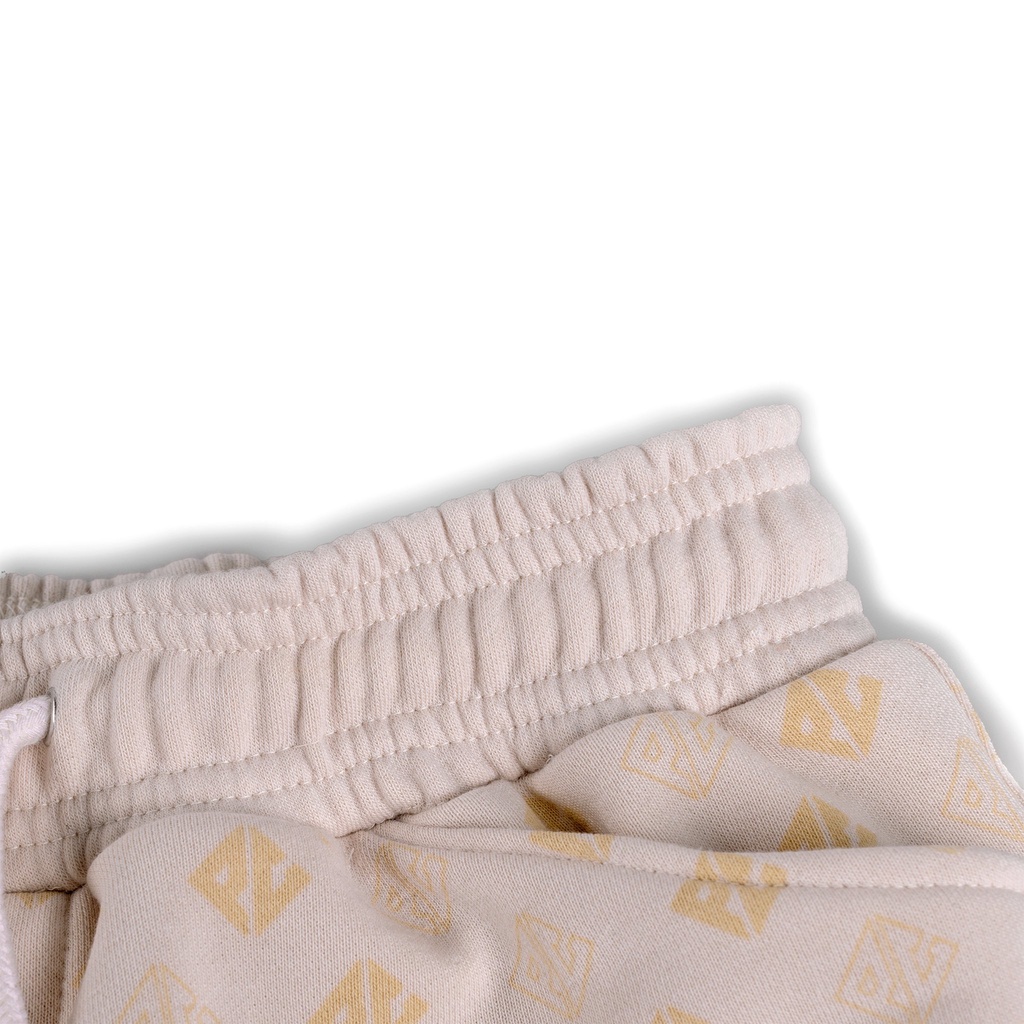 Quần PC BRAND - PC Cafe Monogram Short Chân Cua 100% Cotton