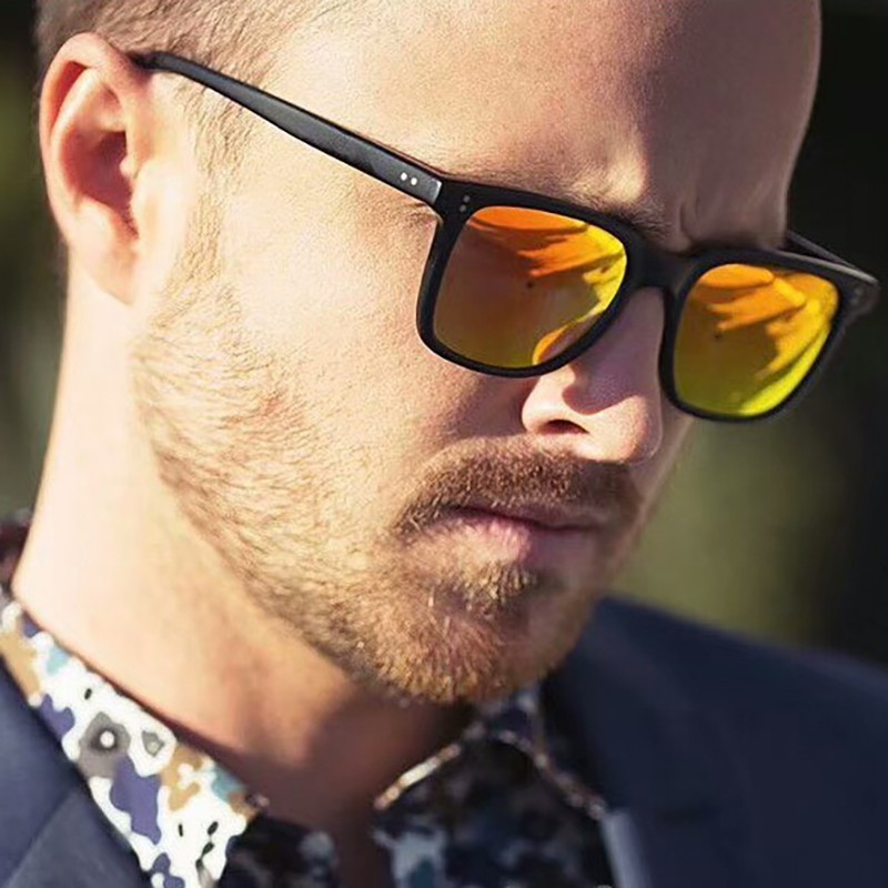 Kính Râm Gọng Vuông Chống Tia Uv400 Cá Tính Thời Trang Cho Nam