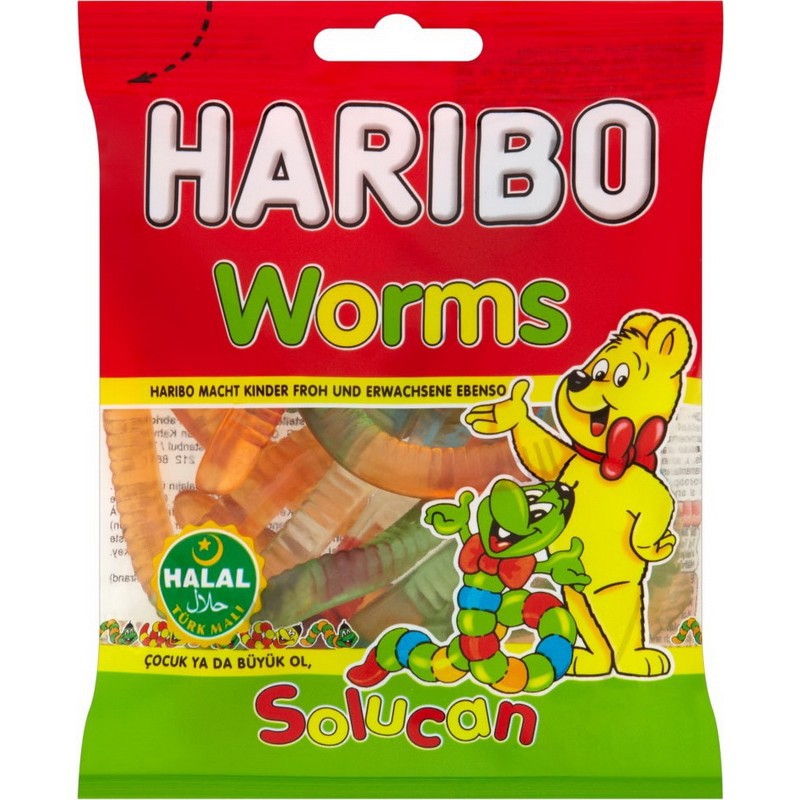 (8 loại) Kẹo Dẻo Haribo Gói 80gr