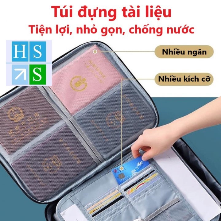 Cặp tài liệu đựng hồ sơ giấy tờ đa năng chống nước, chống ẩm