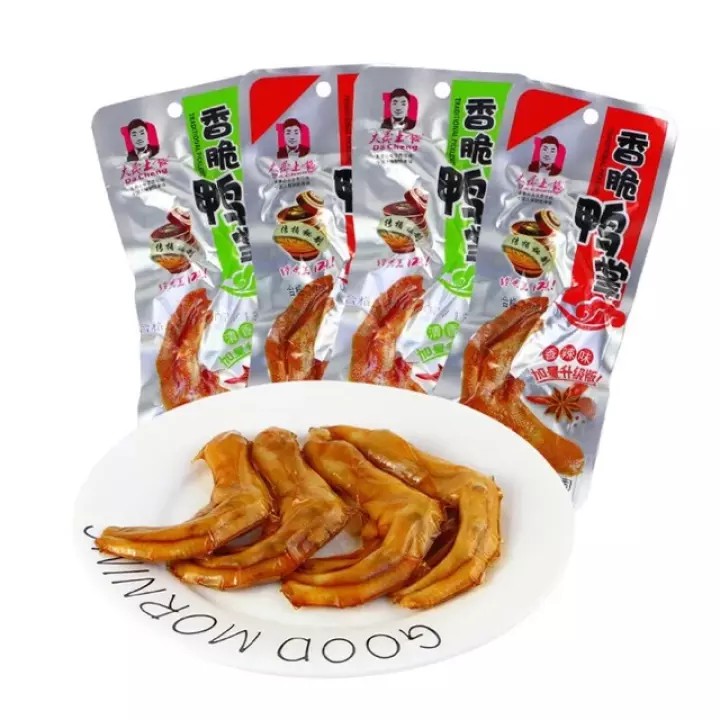 Bịch 30 Chân Vịt Đỏ Cay DaCheng Tứ Xuyên Hút Chân Không 31.8g