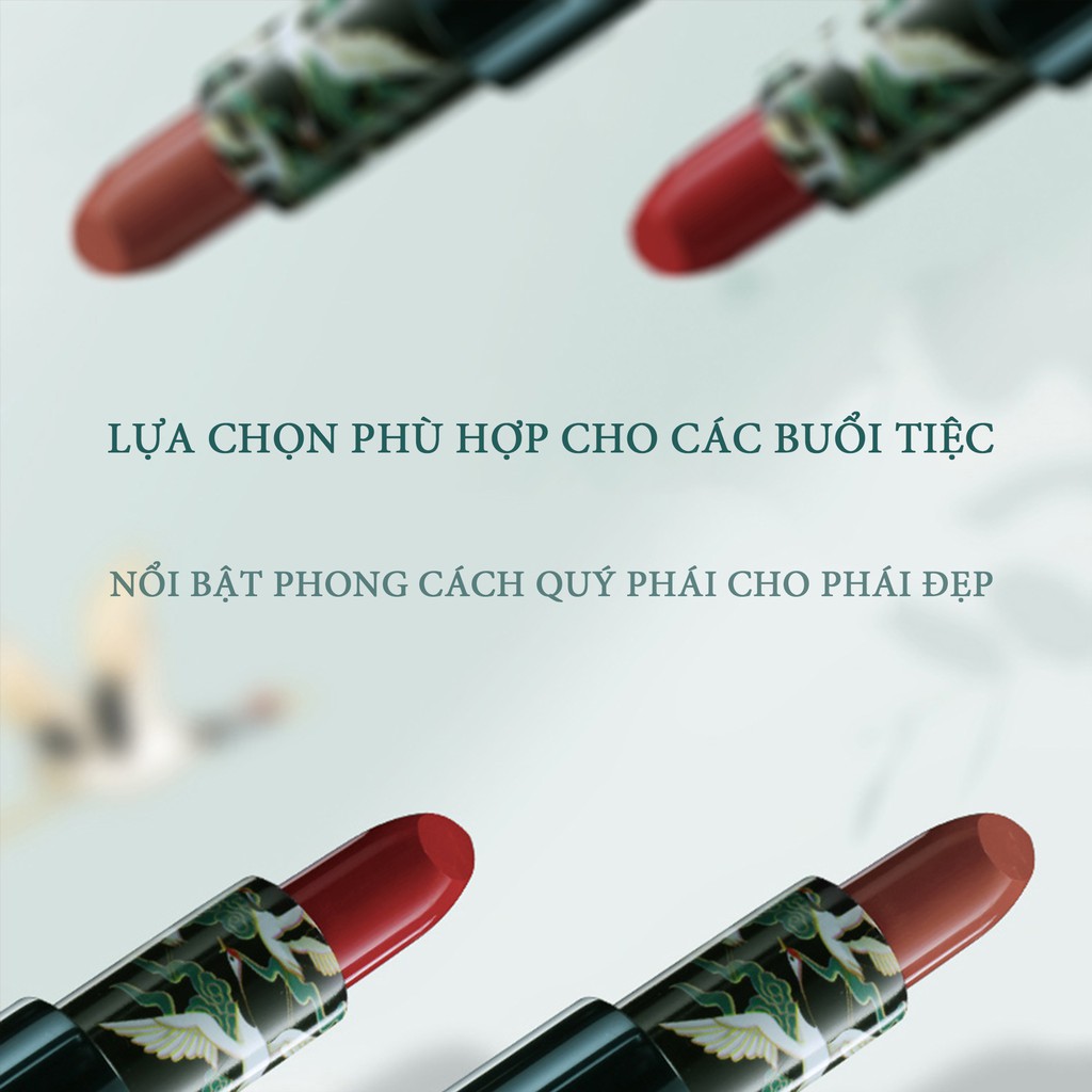 Son môi SOON PURE họa tiết vỏ hồng hạc lâu trôi siêu mịn quyến rũ 3.7g