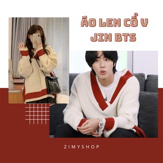 ÁO LEN CỔ V JIN BTS