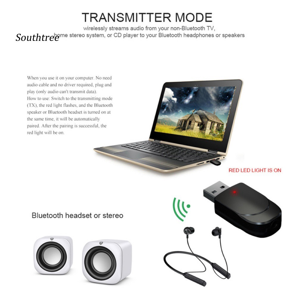 Bộ Thu Phát Tín Hiệu Bluetooth Kn330 Mini Tiện Dụng