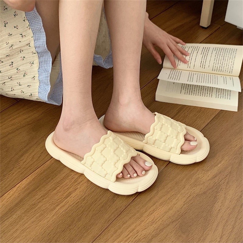 Dép Đi Trong Nhà Họa Tiết Bánh Quy Xinh Xắn Dành Cho Nữ