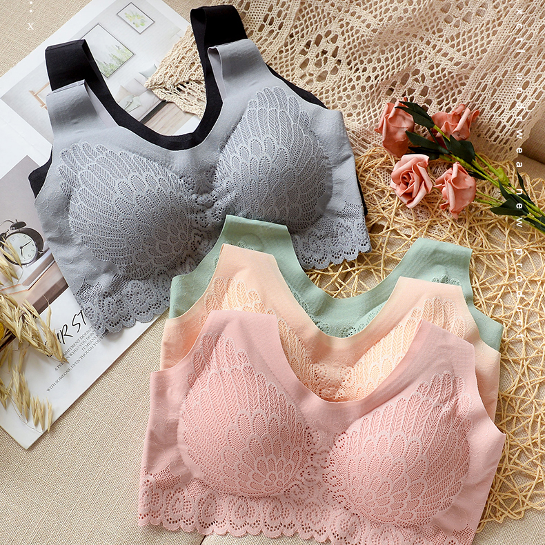 Áo Lót Thể Thao Phối Ren Quyến Rũ Dành Cho Nữ