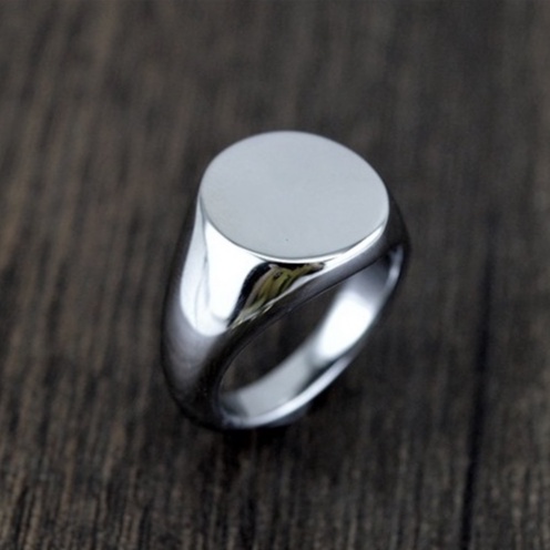 Nhẫn Thời trang hợp kim Titanium Libery bản ngón út  - Mẫu N033