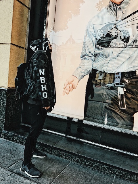 [Ảnh thật] Áo khoác Bape Shark Hoodie Jacket NBHD | BigBuy360 - bigbuy360.vn