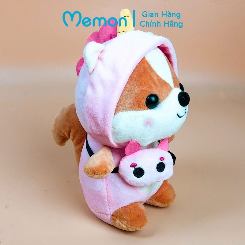 Gấu Bông Mini Shiba Cosplay Cao Cấp Memon