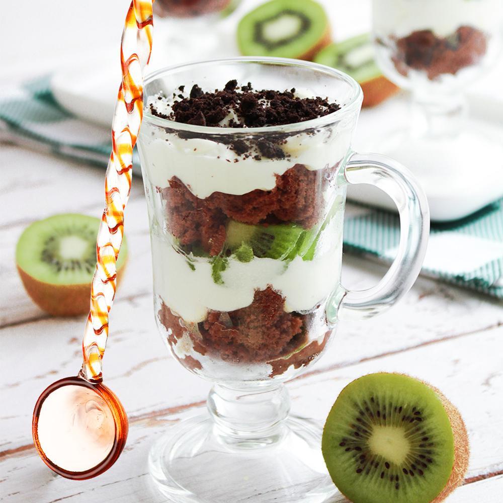 CONOPERY Muỗng Khuấy Cà Phê Cán Dài Nhiều Màu Sắc