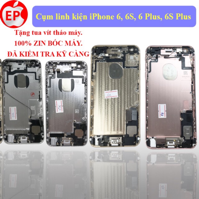 Cụm dưới iPhone 6, 6S, 6 Plus, 6S Plus kèm linh kiện ZIN BÓC MÁY