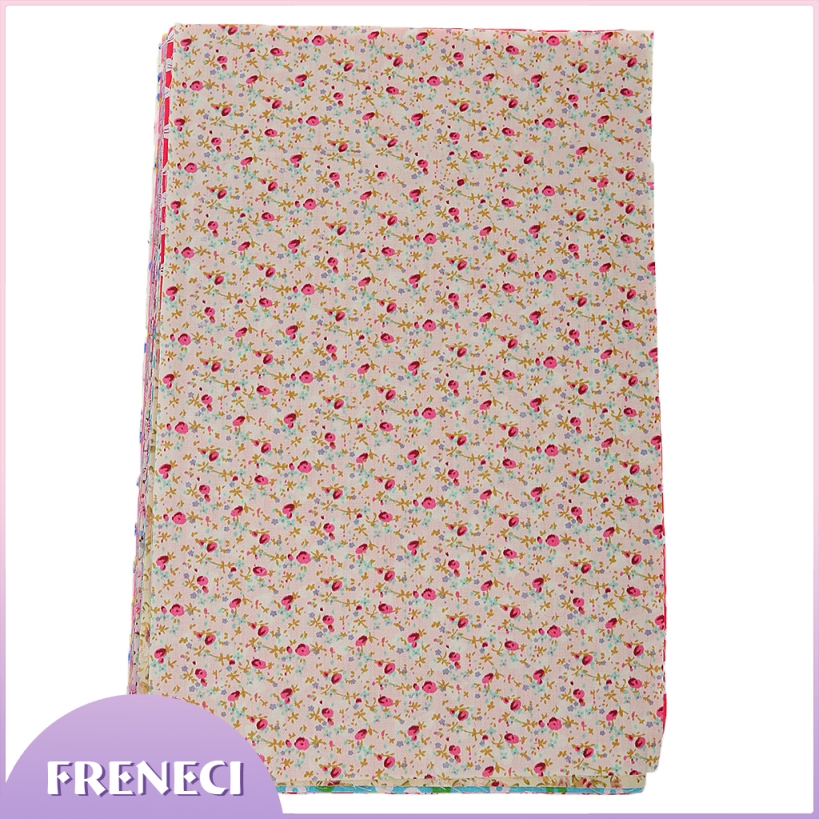 Bộ 30 Tấm Vải Cotton In Hoa Dùng May Túi Xách Búp Bê