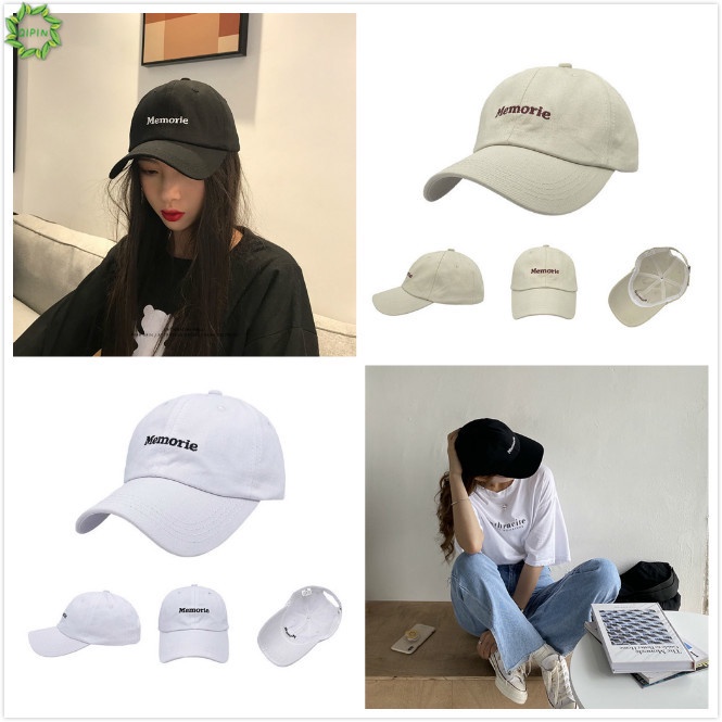 Mũ Lưỡi Trai Chống Nắng Bằng Vải Cotton Thêu Họa Tiết Phong Cách Hàn Quốc Thời Trang Cho Nam Và Nữ