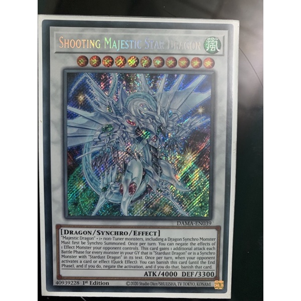bài yugioh: shooting majestic star dragon
