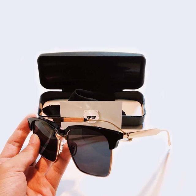 Mắt kính nam nữ N40 hàn quốc gọng kim loại vuông thời trang cao cấp hot trend | BigBuy360 - bigbuy360.vn