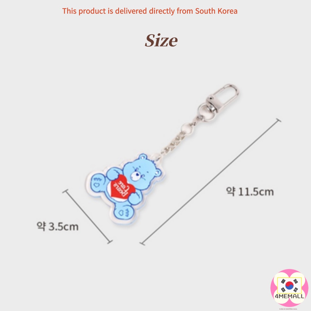 DAISO Korea Móc khóa hình chú gấu chăm sóc đáng yêu cho tai nghe Airpods