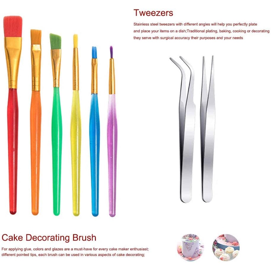 Bộ 14 Dụng Cụ Trang Trí Bánh Xinh Xắn