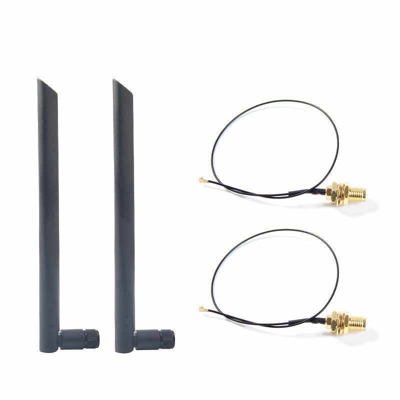 MIMO Ăng Ten Wifi 8265 Ac 8db 1200m 2.4 / 5g Mini Pcie Bluetooth 4.2 Cho Win-Mmo / Win7 Win 8 Win 10 Linux | BigBuy360 - bigbuy360.vn