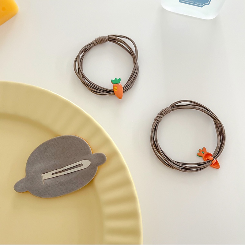 1 Kẹp Tóc Họa Tiết Trái Cây / Động Vật Dễ Thương Sáng Tạo Cho Bé Gái