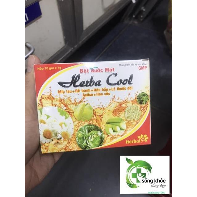 BỘT SỦI THANH NHIỆT HERBACOOL- thanh nhiệt, mát gan