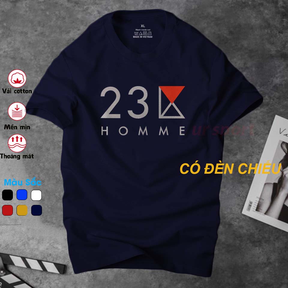 Áo thun nam Ursport 23Home thời trang lịch lãm - Vải dầy dặn con giãn tốt