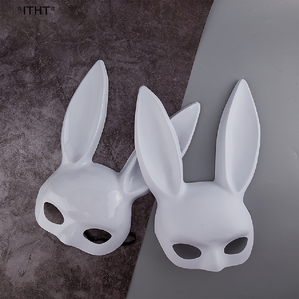 Mặt Nạ Hóa Trang Halloween Hình Thỏ Cho Nam Và Nữ