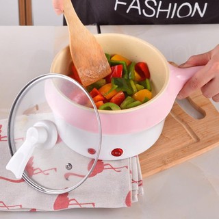 Nồi đa năng mini siêu tốc 2 tầng kèm nồi hấp lẩu mini nấu mì tiện dụng