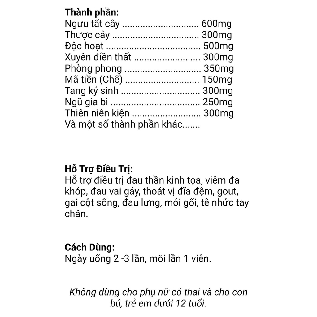 Bách Thống Thiên Ma Đơn Hỗ Trợ Phòng Ngừa Đau Vai Gáy, Thoát Vị Đĩa Đệm
