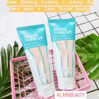 Kem nâng tone da body MISSHA White Tone Up Body Cream