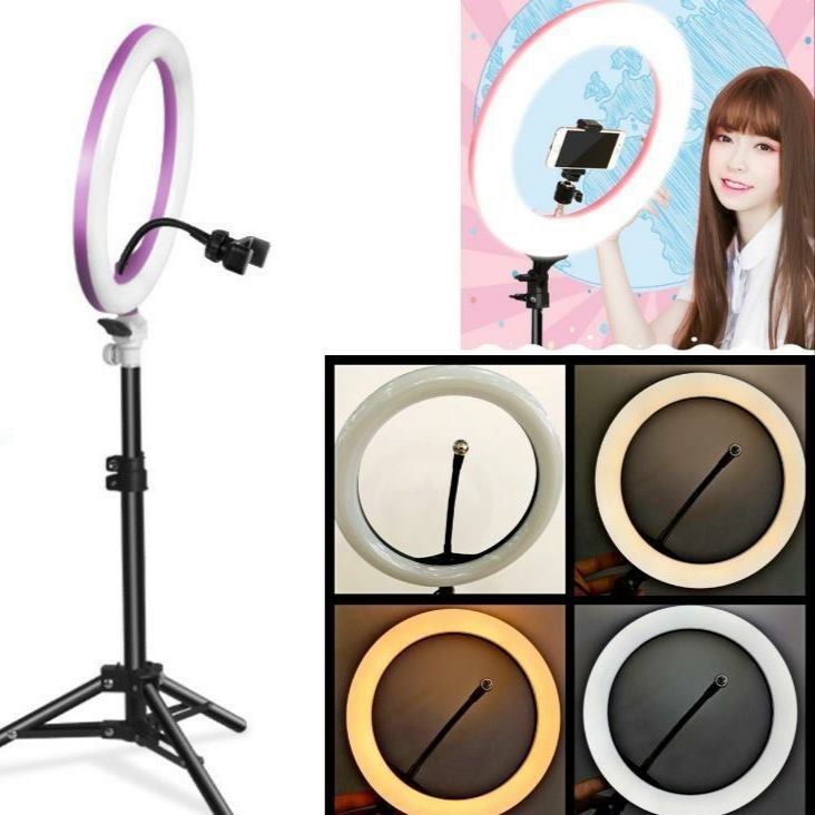 [HÀNG LOẠI 1] Bộ đèn livestream 54cm, hỗ trợ ánh sáng, make up, chụp hình, bán hàng