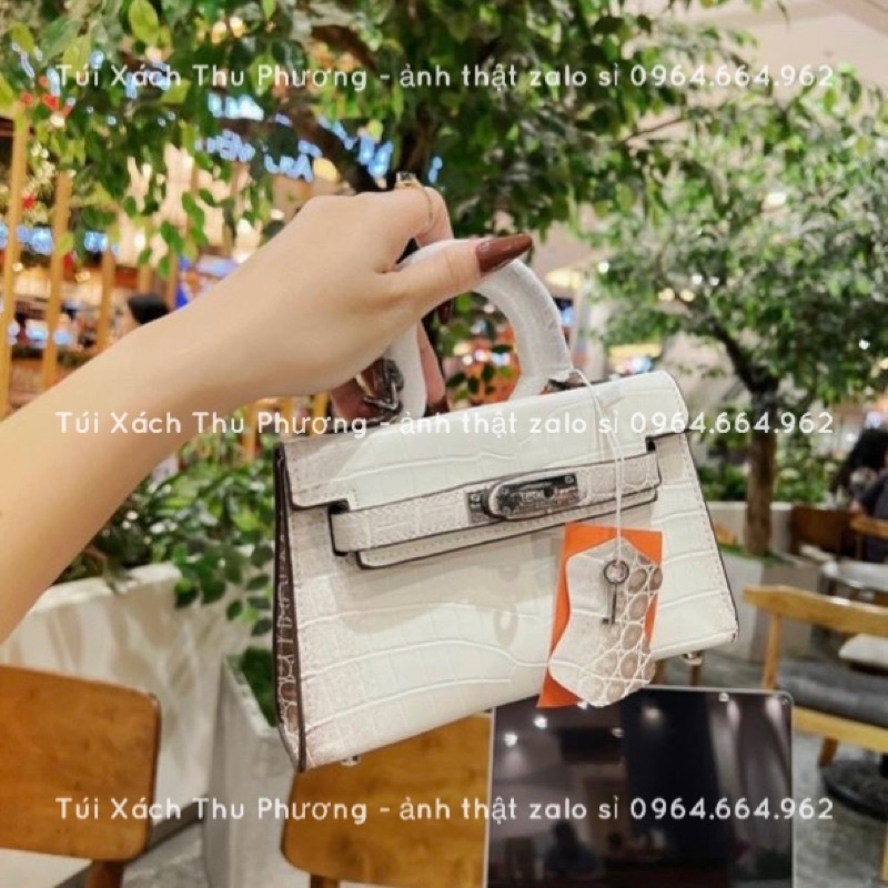 Túi quai xách dáng ngang size 19 đeo chéo thời trang hàng quảng châu loại 1 (ảnh thật shop chụp)