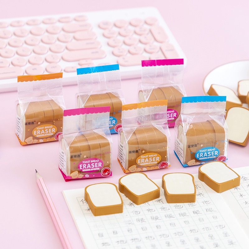 Tẩy gôm, tẩy chì hình gói bánh mỳ gối Sanwich