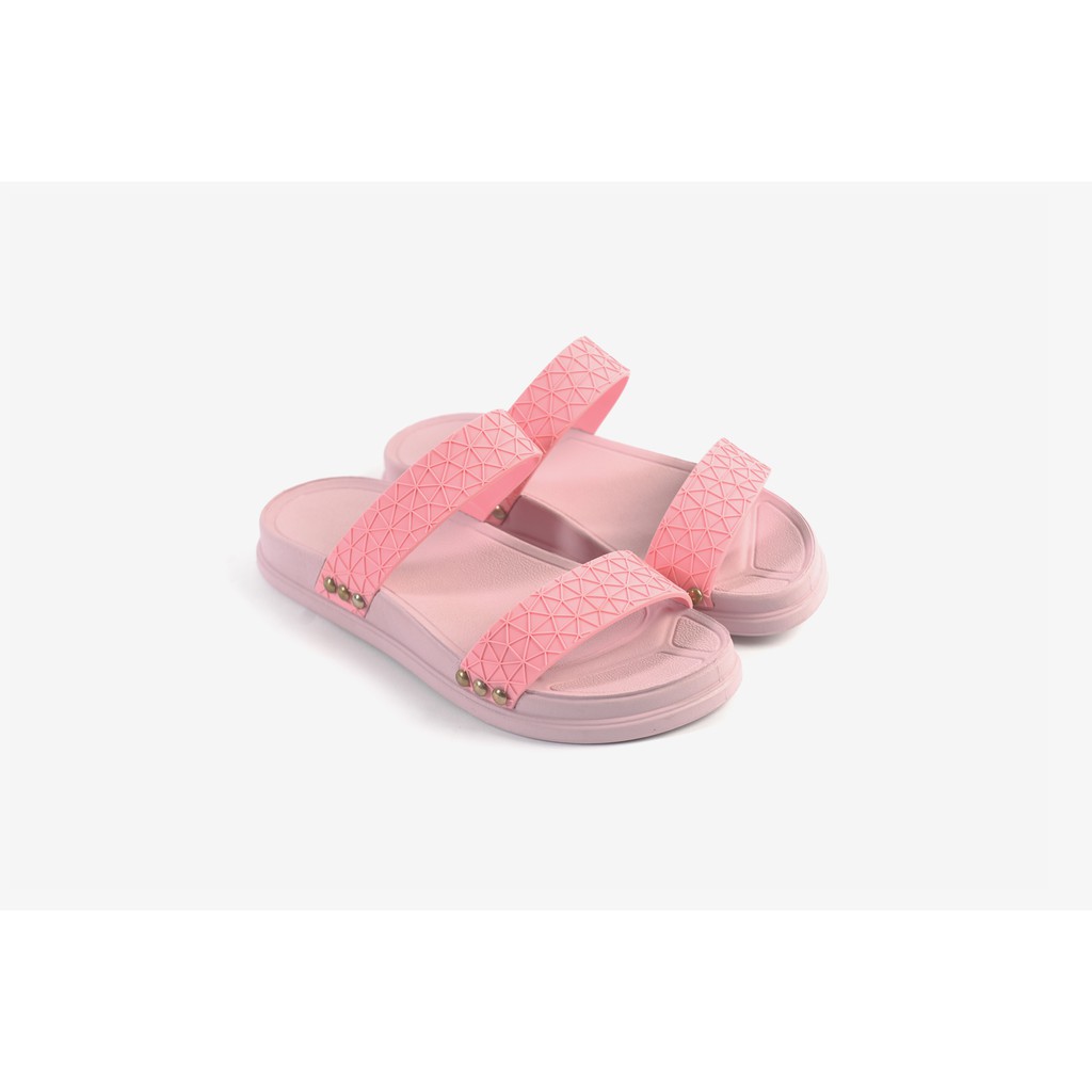 Dép nhựa đi mưa Nữ Leedo PVC 06 Hồng