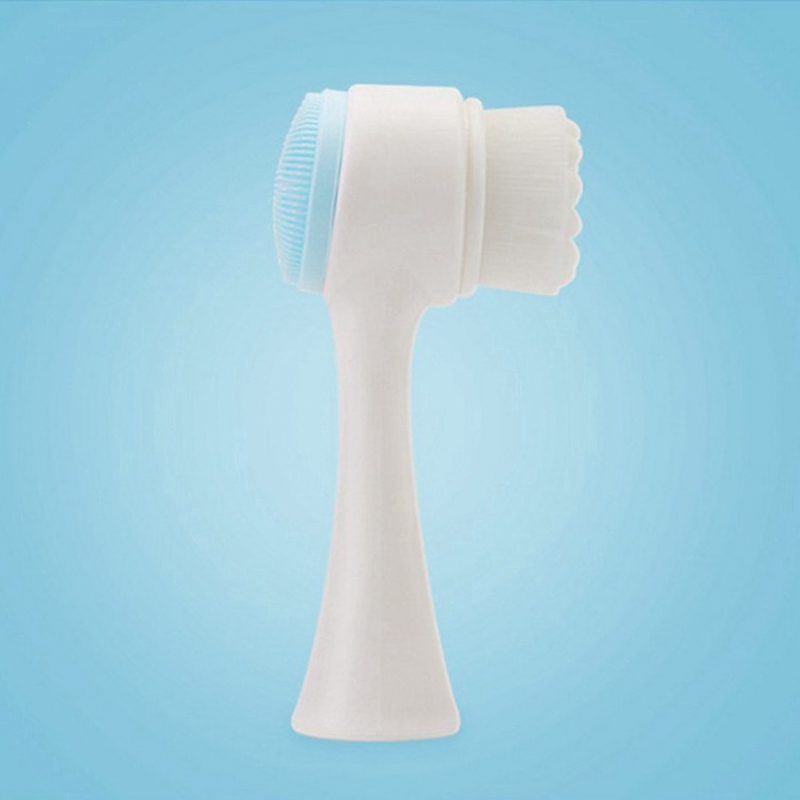 Cọ rửa mặt hai đầu mềm mịn massage da mặt