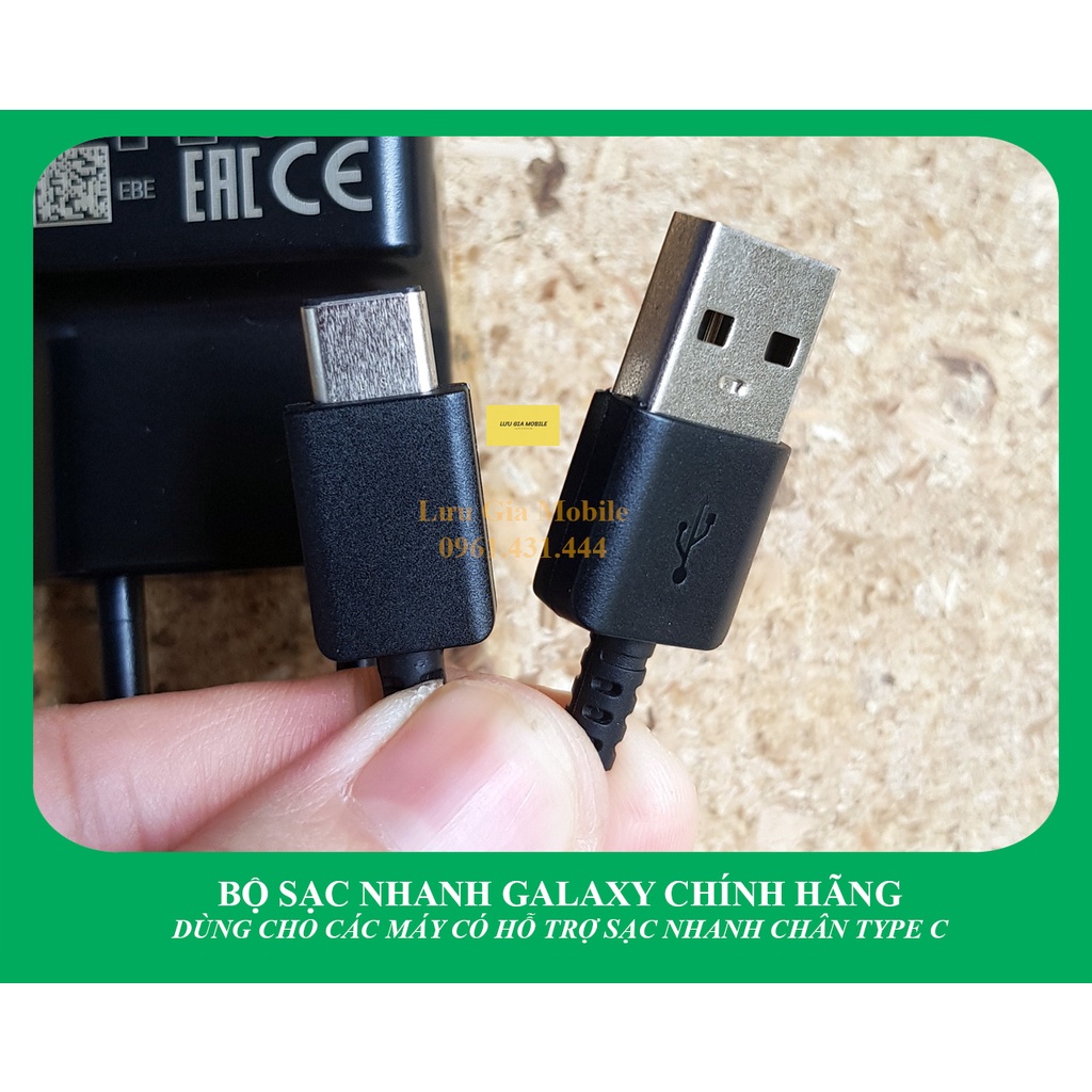 [ BH 12 tháng] Bộ củ sạc nhanh Galaxy M11 M12 M13 M20 M21 M22 M30 M31 M32 M50 M51 M52...zin hãng