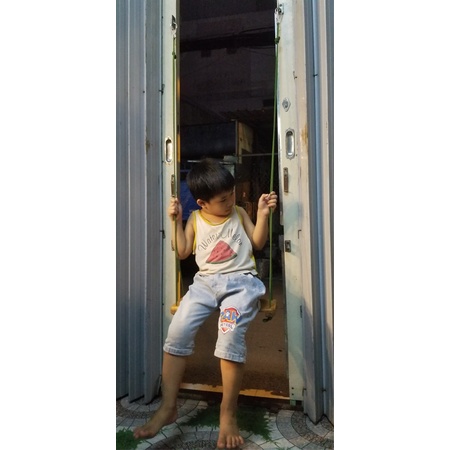 Ghế xích đu GỖ NGANG nguyên tấm