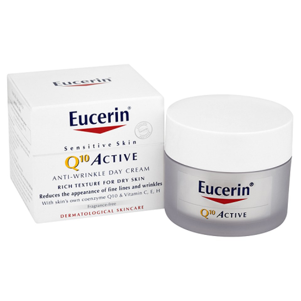 Kem Chống Lão Hóa Ban Ngày cho Da Khô Eucerin Q10 ACTIVE Day Cream for Dry Skin (50 ml)