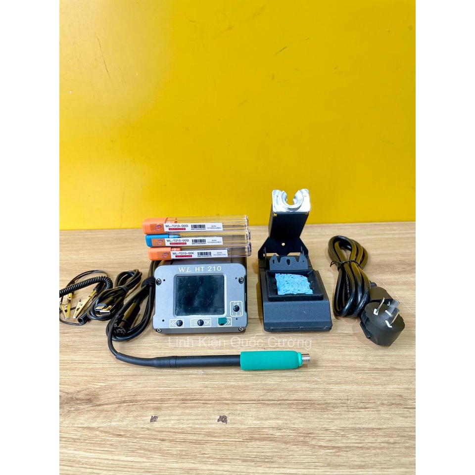Trạm hàn WL HT-210 (kèm 3 mũi hàn hãng WL) lên nhiệt nhanh trong 2s