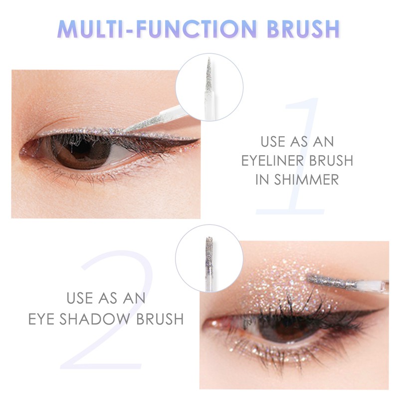 FOCALLURE Starlight Liquid Eyeshadow Diamond Flash Không thấm nước Lying Silk Silk Brightening Sequin Pearl High Gloss