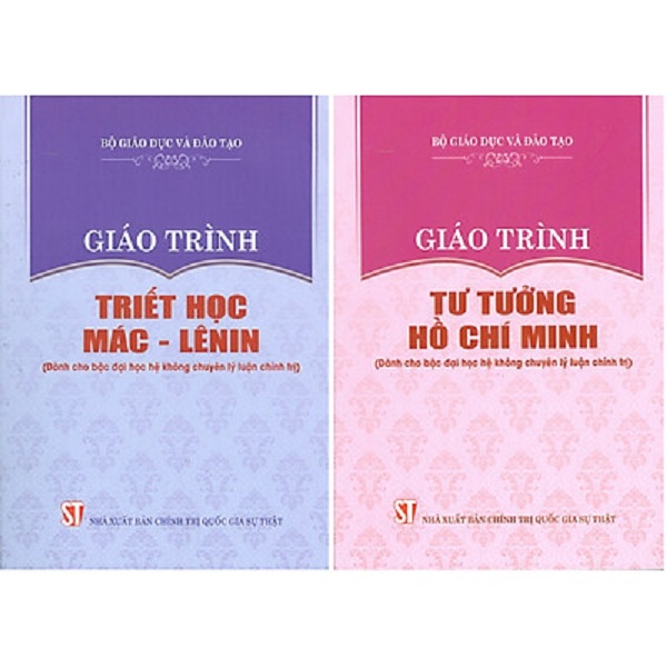 Sách - Giáo Trình Triết Học Mác Lênin + Giáo Trình Tư Tưởng Hồ Chí Minh